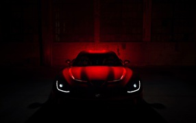 	   Car Dodge in the dark