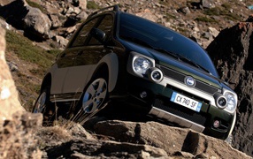 Красивый автомобиль Fiat Panda