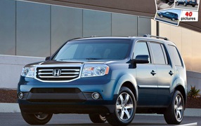 Красивый автомобиль Honda Pilot в Москве