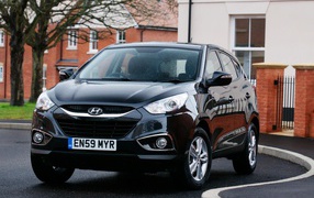 Красивый автомобиль Hyundai IX35 в Москве