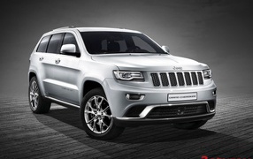Vehicle 2014 Jeep Grand Cherokee on the road 