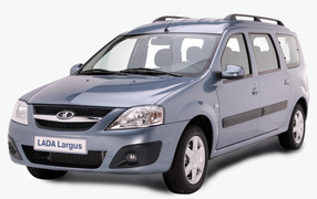 Серая Lada Largus