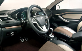 В салоне новой Лады Веста