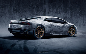 Дизайн автомобиля Lamborghini Huracan