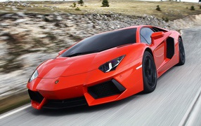 Новый автомобиль Lamborghini Aventador