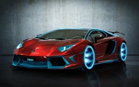 Надежная машина Lamborghini Aventador