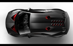 Надежная машина Lamborghini Sesto Elemento