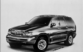 Красивый автомобиль Lincoln Navigator 2015 в Москве