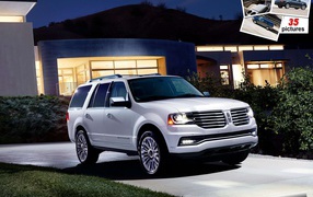 Красивый автомобиль Lincoln Navigator 2015