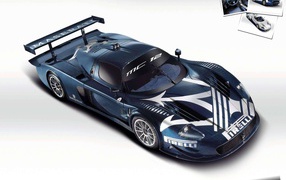 Красивый автомобиль Maserati MC12