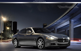Test drive the car Maserati Quattroporte 
