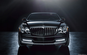Beautiful car Maybach in 2014 in Moscow 