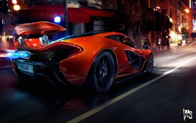 Красный Mclaren p1