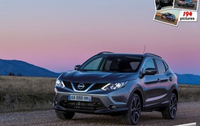 Красивый автомобиль Nissan Quashqai 2014 в Москве