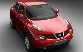 Автомобиль Nissan Juke на дороге