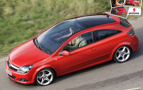 Car brand Opel Astra GTC model 