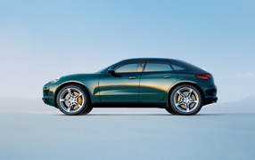 Зеленый Porsche Macan