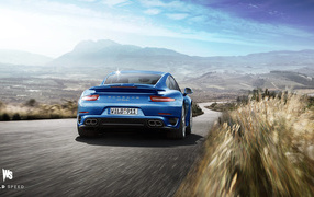 Новый автомобиль Porsche 911 Turbo 2014