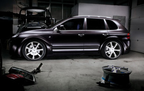 Porsche Cayenne в салоне