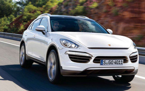 Белый Porsche Macan