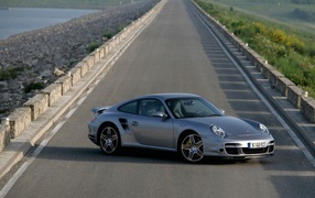 	   Silver Porsche 911