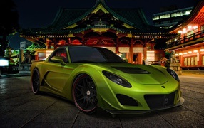 Автомобиль на ночной улице