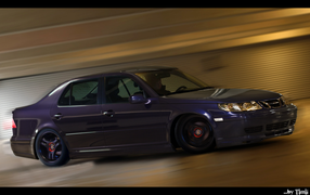 Автомобиль марки Saab модели 9-5