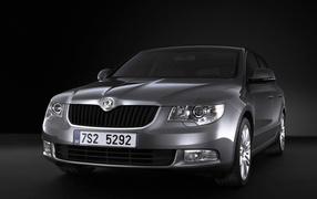 Красивый автомобиль Skoda SuperB