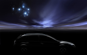 Красивый автомобиль Subaru XV