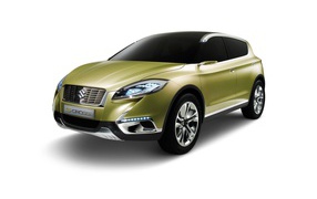 Красивый автомобиль Suzuki S-Cross 2014