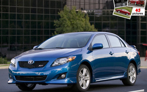 Красивый автомобиль Toyota Corolla в Москве