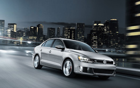 Красивый автомобиль Volkswagen Jetta