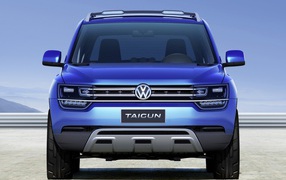 Красивый автомобиль Volkswagen  Taigun 2014