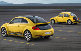 Надежная машина Volkswagen Beetle 2014