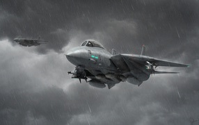 Истребители под дождем