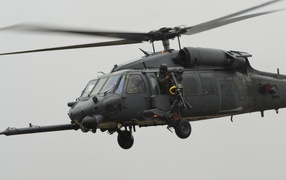 Вертолет на боевом задании