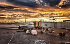 Подготовка самолета к полету