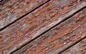 Cтарая краска на деревянном полу