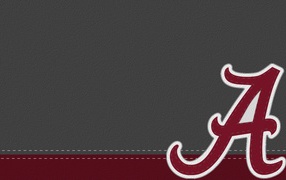 Буква а на ткани