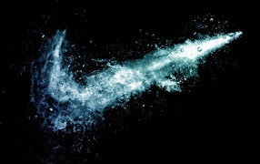 Вода и краска Найк