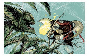 Гремлин из мультфильма