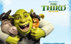 Шрек с ослом и котом