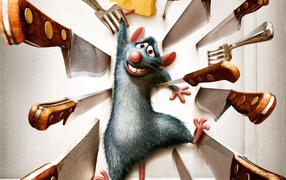 Крыса с сыром