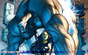 Девушка кидает Хулка