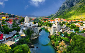 Город в Альпах