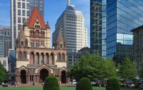 The city of Boston in United States
