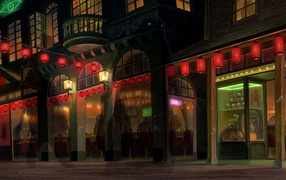 Ночная улица в китае