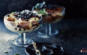 Черничный десерт