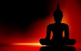 Будда на закате