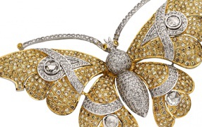 Бабочка из  страз